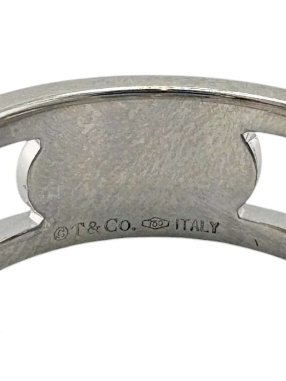 Tiffany & Co 1837 Element Ring 18k White Gold Diamond